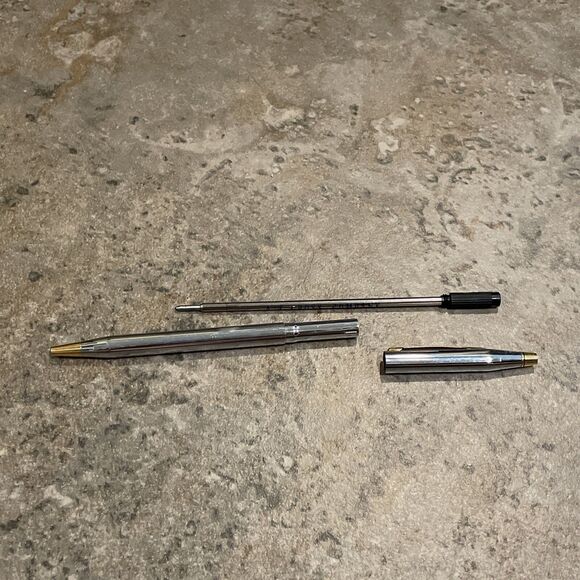 Cross Vintage Century Medalist Pen Chrome 23K Gold Plated Appointments USA - Picture 4 of 11